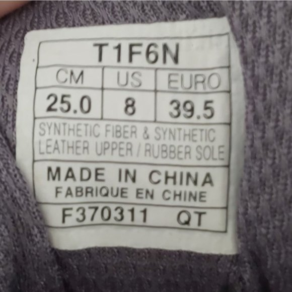 Asics Gray and Pink Athletic Shoes - Picture 8 of 8